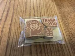 消しゴムはんこ　thank yougirl