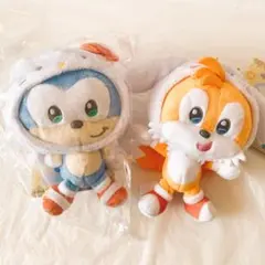 テイルスとソニック　SONIC&FRIENDSサンリオコラボマスコット　日本限定