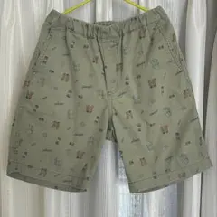 ユニクロ UNIQLO キッズ ハーフパンツ 130 オリーブグリーン