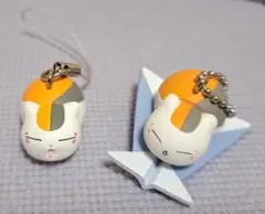 ★新品未使用【ニャンコ先生 マスコット 2種】ストラップ キーチェーン★