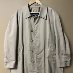 Burberrys 英国製バルマカーンコート ノバチェック50 ステンカラー