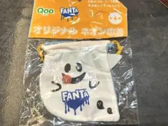 新品/ コカコーラ社 ノベルティ Qoo× FANTA おばけ 巾着 ポーチ