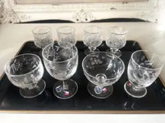 ボヘミアグラス　食前酒グラス　ボヘミアングラス　クリスタルグラス　ショットグラス