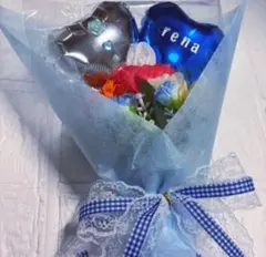 デコバルーンブーケB プチギフト 結婚式 誕生日 発表会 お祝い 名入れ 1個