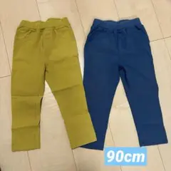 ストレッチパンツ　ボトムス 2点セット　90cm