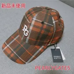 PEARLY GATES チェック柄 キャップ 新品