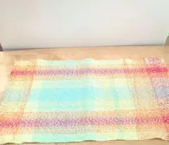 敷物　手織り　ハンドメイド