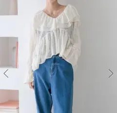 【タグ付新品】アソートフリルブラウス ローリーズファーム