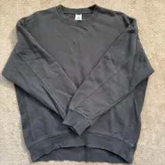 デビロック　無地 ゆったりスウェットトレーナー