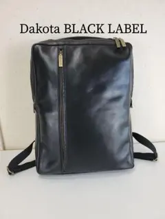 Dakota BLACK LABEL ダコタブラックレーベル レザー リュック黒のサムネイル