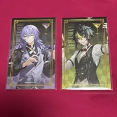 星導ショウ 伊波ライ 箔押しカクテルカード