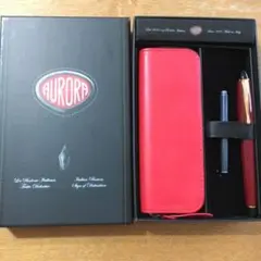 AURORA ボールペン ペンケース 三角定規 スケール 変えペン セット