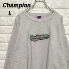 【Champion】ロゴスウェット ライトグレー Southeastern