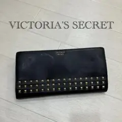 ◇ ヴィクトリアシークレット 長財布 ウォレット 大きめ ブラック スタッズのサムネイル