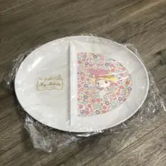 メラミンランチプレート　マイメロディ　フラワーハット　サンリオのサムネイル