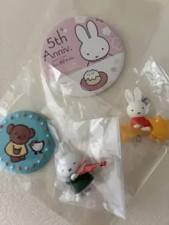 ミッフィ　缶バッジ等おまとめ