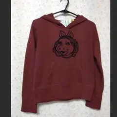 【在庫処分】レディース パーカー ワイン Muppets タグ付き 未使用品