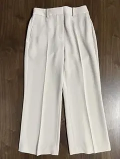 PLST ワイドストレートパンツ　オフホワイト