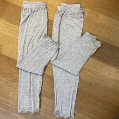 グレー スパッツ　夏用