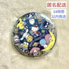 サンリオ キラキラBIG缶バッジ ハローキティ ポムポムプリン シナモロール