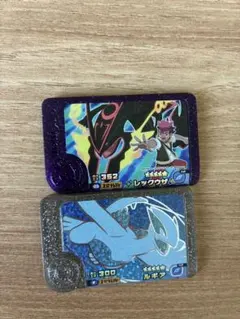 ポケモンフレンダ スーパートレジャー 六英雄 メガレックウザ 黒　ルギア