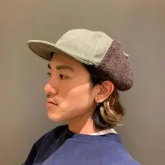 BEAMS PLUS　6パネルミリタリーボアキャップ　耳当て