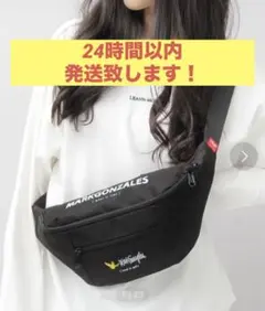 MARKGONZALES ロゴプリント ウエストバッグ ウエストポーチ