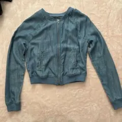 AMERICAN EAGLE クロップドジャケット ライトブルーのサムネイル