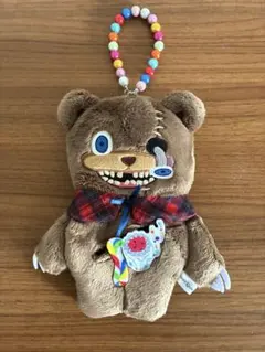 新品 USJユニバ ハロウィン ハミクマティッシュポーチ ぬいぐるみキーホルダーのサムネイル