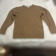 THE SHOP TK ケーブル編みニットセーター L ベージュ