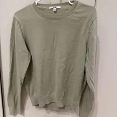 ユニクロ ニット グリーン