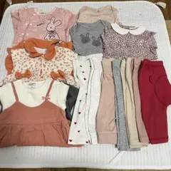 ベビー服セット ピンク系 70cm