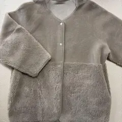 ムートンコート フリースジャケット