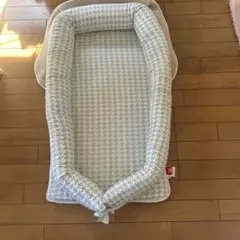 ベッドインベッド ベビーベッド グレー 千鳥格子