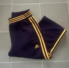adidas ジャージ　パープル　マスタード
