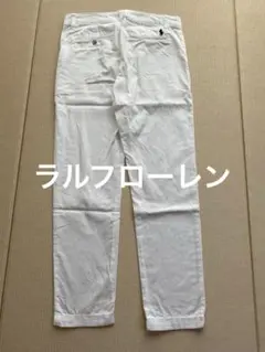 POLO RALPH LAUREN SPORT【4】ホワイト チノパンツ　Ｍ〜Ｌのサムネイル