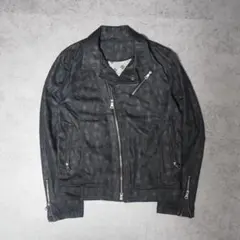 【semantic design】ブラックダブルライダースジャケット
