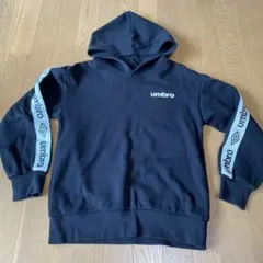 umbro ブラック フード付きパーカー