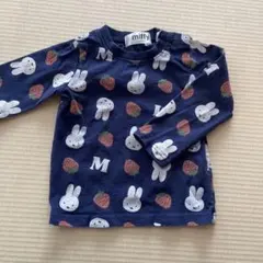 miffy いちごプリント Tシャツ 90 ネイビー　男の子　女の子