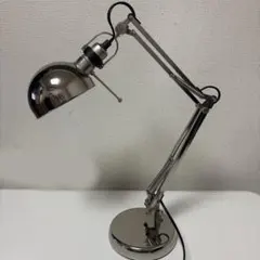 【IKEA】FORSA フォルソー ワークランプ シルバー電球付き