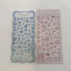 しろっぷんシール ビーズノアトリエシール モグモグスイーツ 2個セット