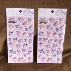 My Melody & Kuromi ステッカー 2シートセット