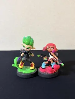 【2体セット】amiibo スプラトゥーン ボーイ(グリーン)・ガール(ピンク)