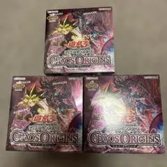 遊戯王 カオスオリジンズ 4BOX シュリンク付き 未開封ボックス - メルカリ