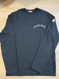 正規品 MONCLER モンクレール ブラック 長袖Tシャツ S ロゴ 美品