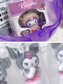 サンリオキャラクターズ×ミニチュアパッケージ＆チャーム・クロミちゃん(各1点)