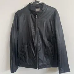 nano universe 黒 レザージャケット Lサイズ