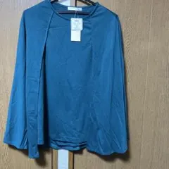 新品　ポンチョ風3ウェイプルオーバー
