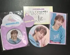 &TEAM Cafe 2023 ニコラス 入場特典 メセカ コースター 缶バッジ