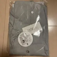 天使の綿シフォン 長袖 カーディガン ミネラルシルバー L